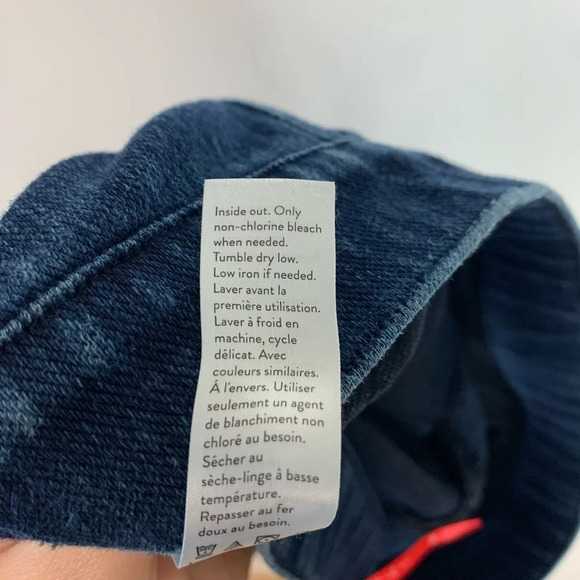 Spanx Jean-ish® Ankle Leggings Size Small Pull On Twilight  Rinse Stretch Casual - Picture 11 of 11